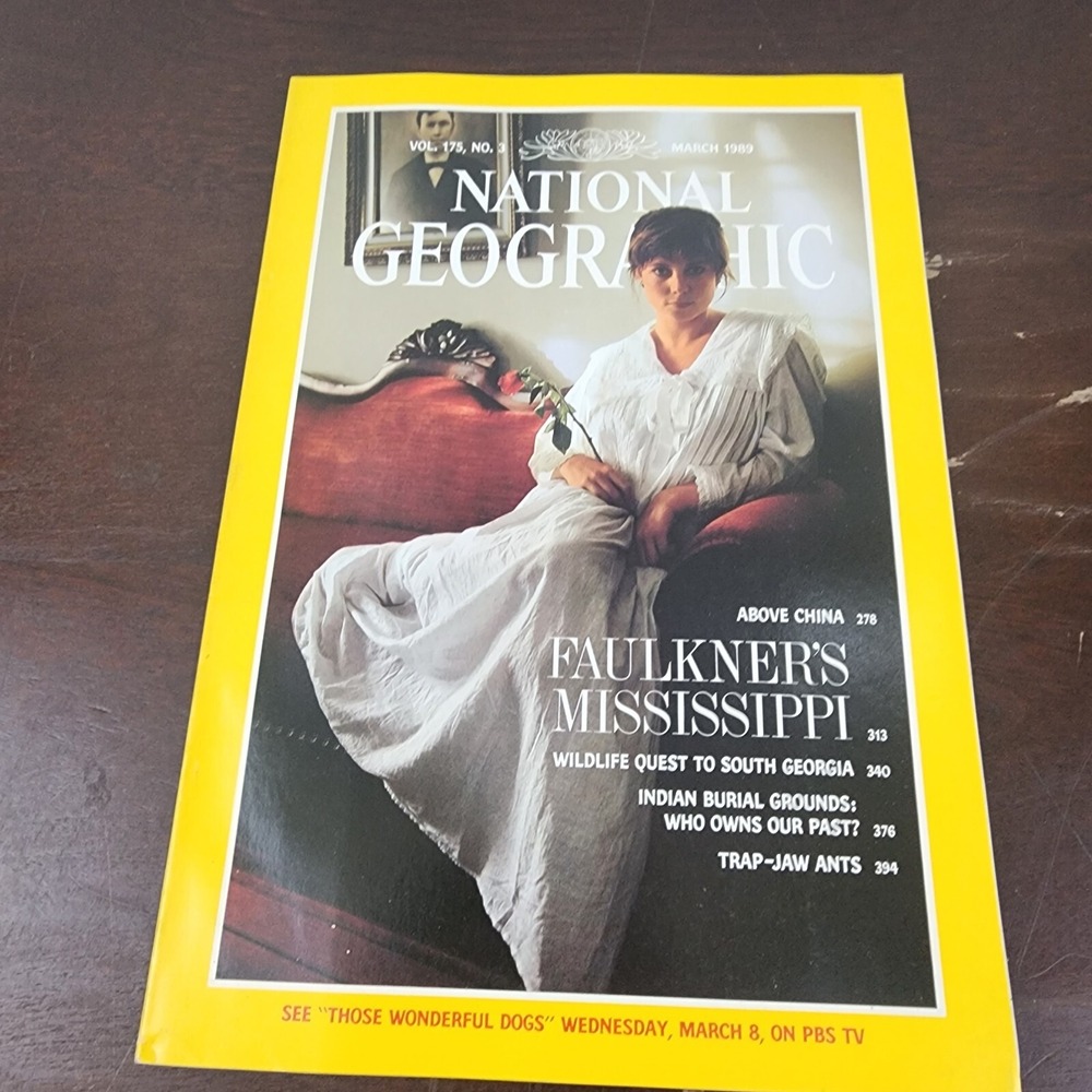 National Geographic Magazine March 1989 No Insert